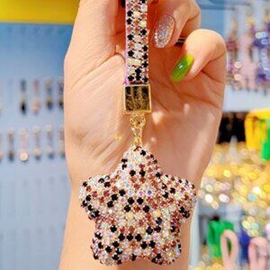 new STAR keychain Bling Rhinestones bag charm